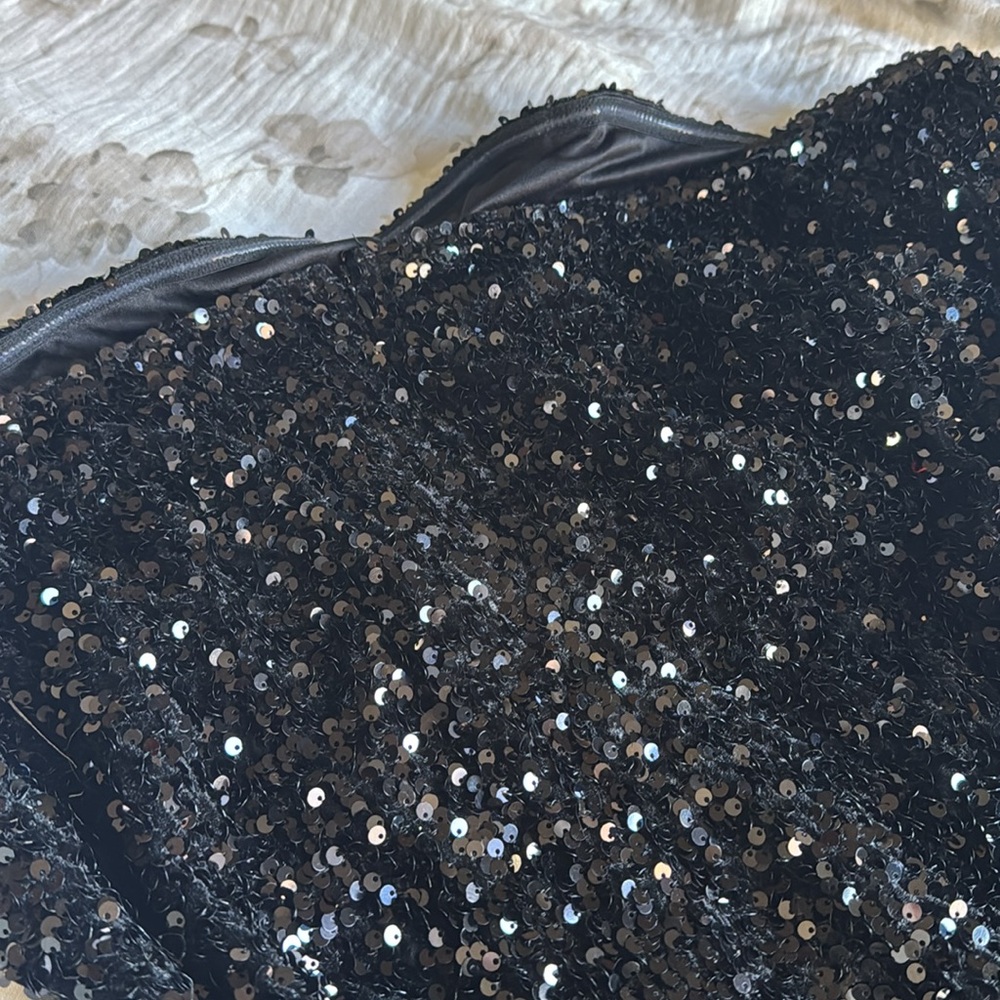 Fashion Nova Black Sequin Mini Dress - Picture 4 of 4